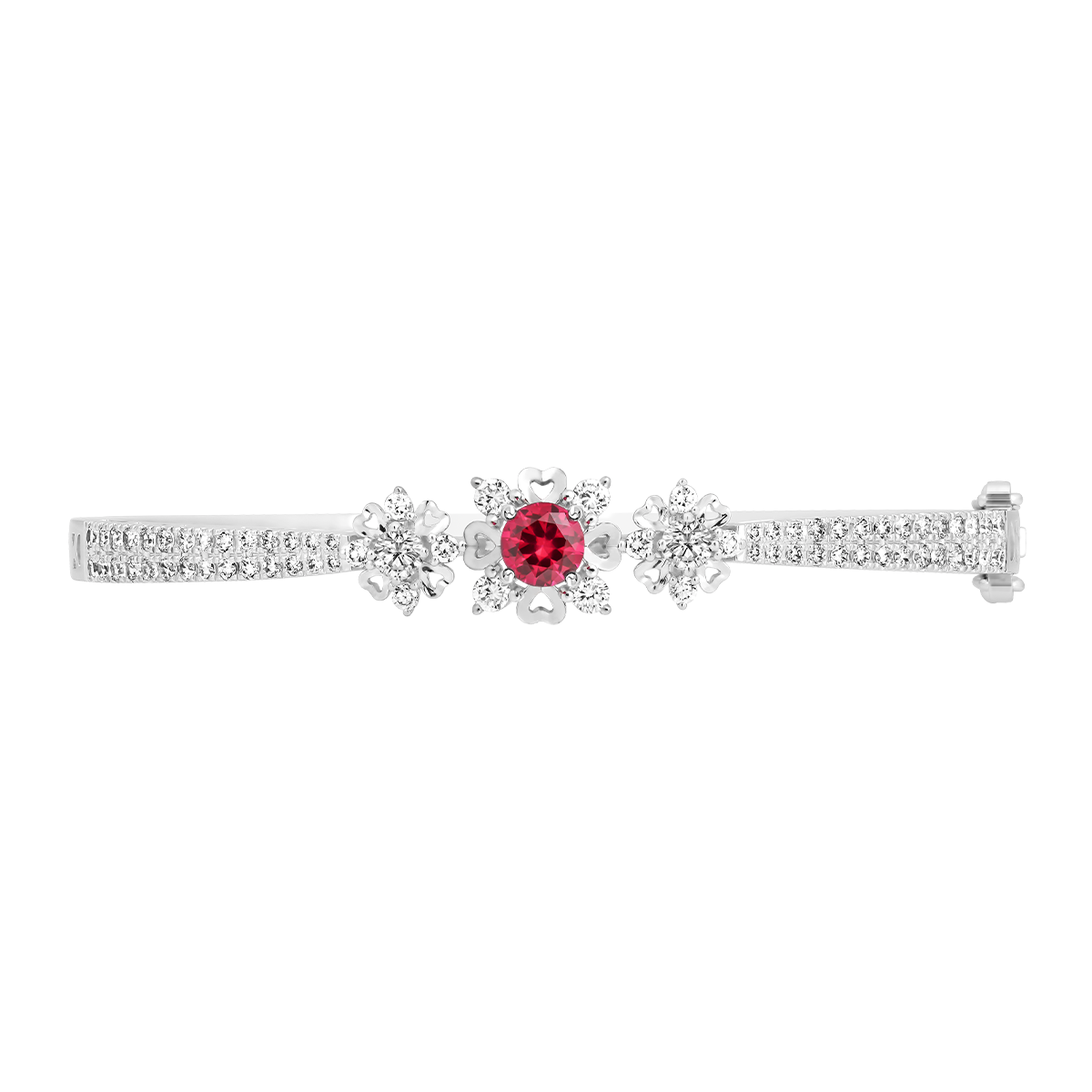 Vòng đeo tay đính đá màu Ruby vàng 14K Edition S S.RUB