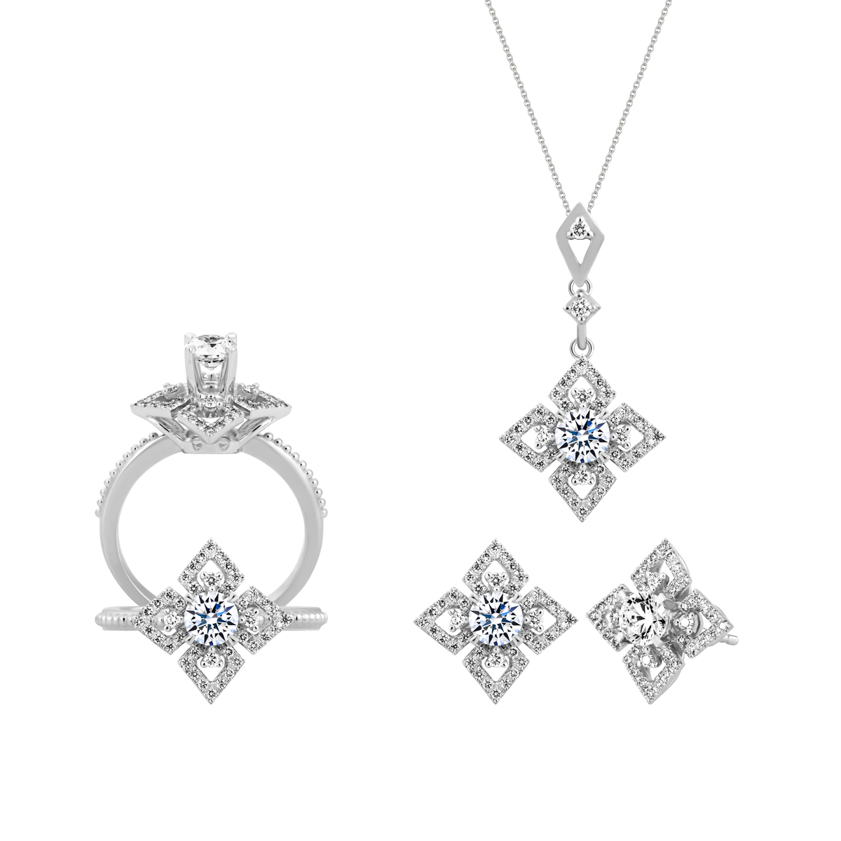 Bộ Trang Sức Luxurious H&A 2C