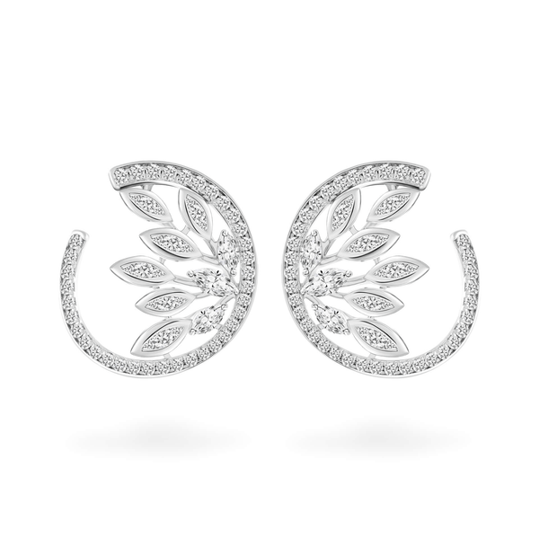 Hoa tai kim cương viên vàng 18K Jena A390 TD