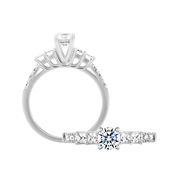 Nhẫn nữ đính đá CZ vàng 14K Decently 3C