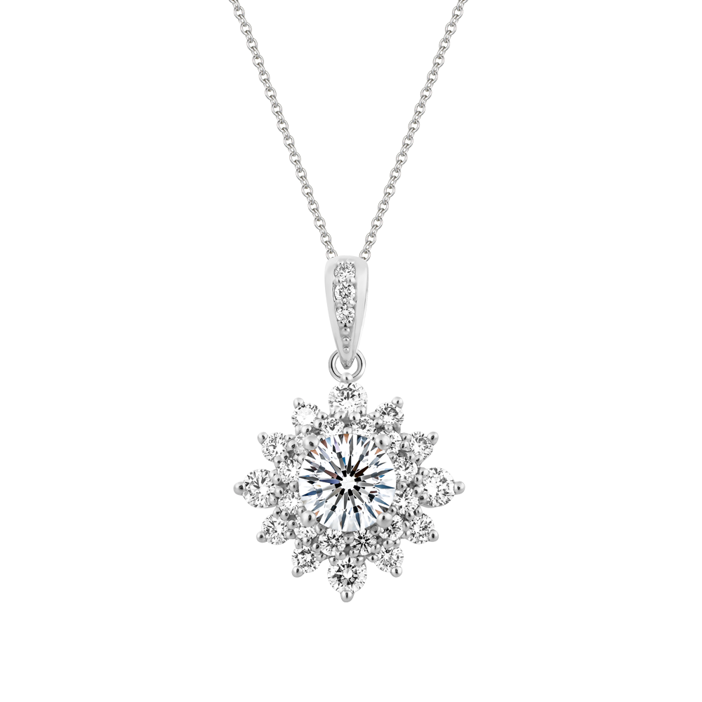 Ổ mặt kim cương tấm vàng 14K Batool N 5C