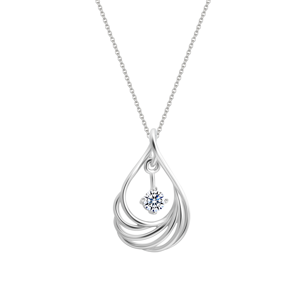 Mặt đính đá CZ vàng 18K Baggery