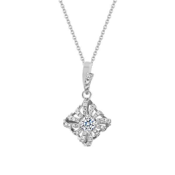 Mặt kim cương 8 Hearts & Arrows vàng 14K Jewel N H&A 2C