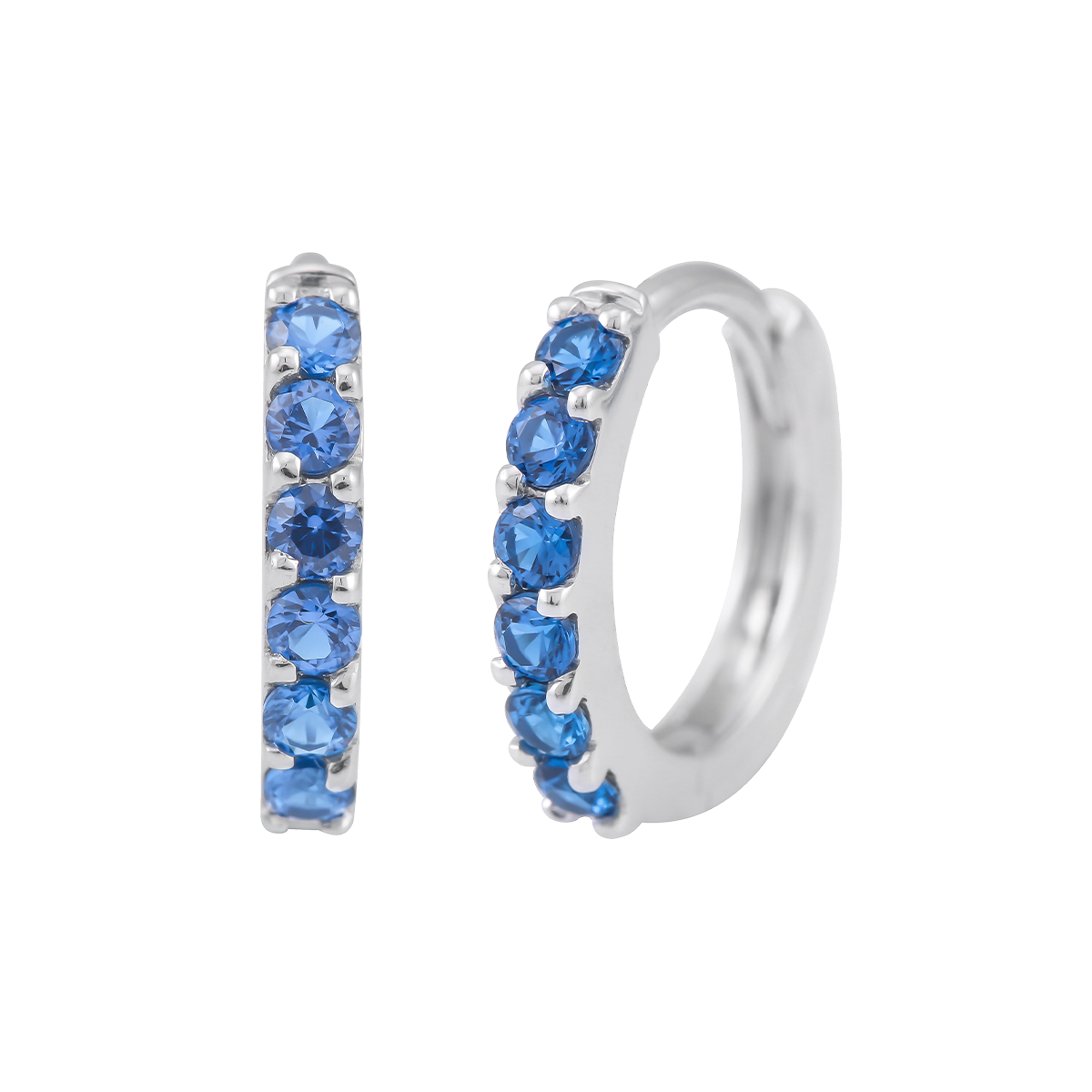 Hoa tai đính đá CZ vàng 10K Simple N FBL GVER0078847