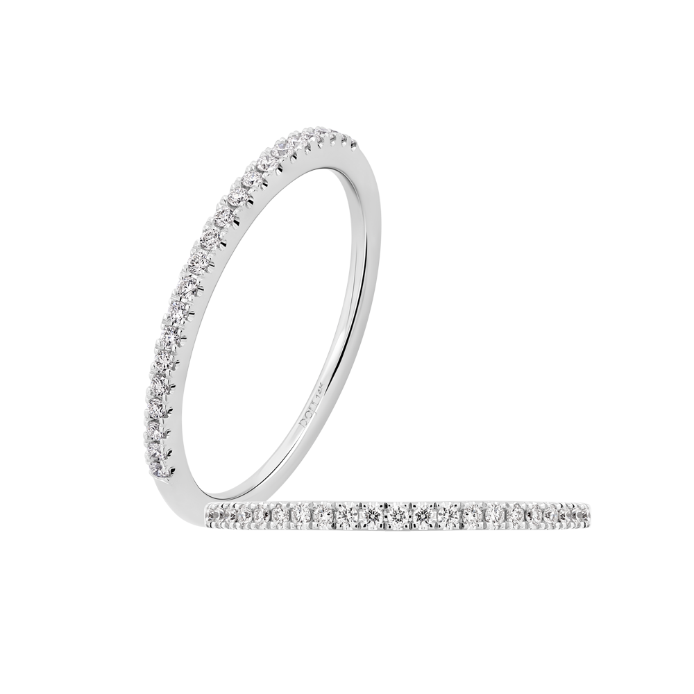 Nhẫn nữ kim cương viên vàng 14K Jena A551 TD