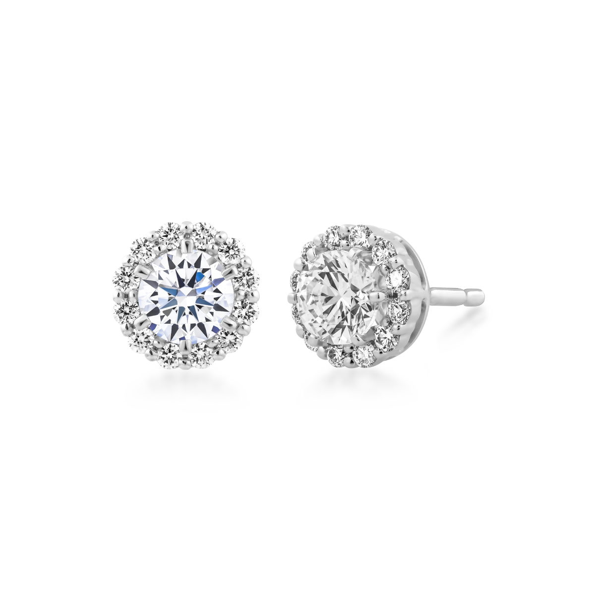 Ổ Bông kim cương tấm vàng 14K Trudy N 5C