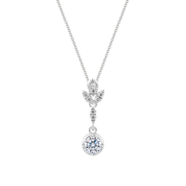 Mặt kim cương tấm vàng 14K Elani 3C