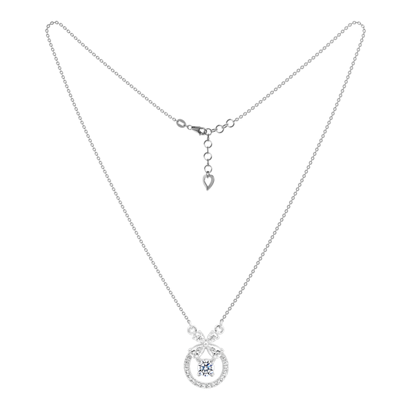 Dây liền mặt đính đá CZ vàng 18K Usable 2