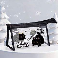 TÚI TAM GIÁC ĐEN CAT LOVELY (HỌC SINH)