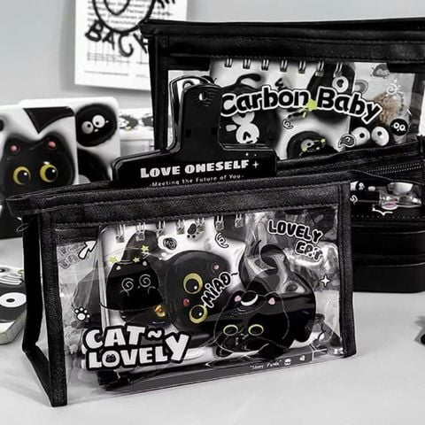 TÚI TAM GIÁC ĐEN CAT LOVELY (HỌC SINH)