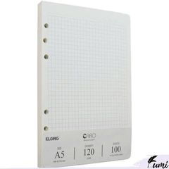 RUỘT SỔ CÒNG CARO A5 MS996 (120 TRANG)