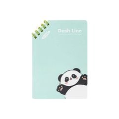 SỔ DASH LINE LÒ XO KÉO CHÉO A6 120 TRANG