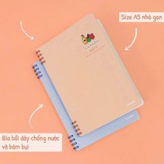 SỔ LÒ XO KÉP 120 TRANG KL.ONG MS 502