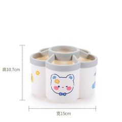 HỘP CẮM BÚT HÌNH HOA XOAY