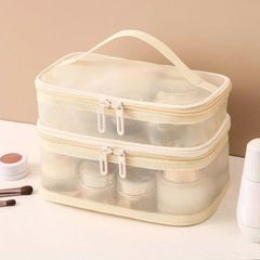 TÚI LƯỚI ĐỰNG MỸ PHẨM 2 TẦNG SIZE 14*13*21 (QUÀ TẶNG, PHỤ KIỆN)