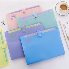 BÌA CÓ NÚT 12 NGĂN-ĐỦ MÀU (VĂN PHÒNG)