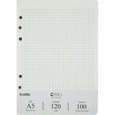 RUỘT SỔ CÒNG CARO A5 MS996 (120 TRANG)