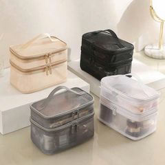 TÚI LƯỚI ĐỰNG MỸ PHẨM 2 TẦNG SIZE 14*13*21 (QUÀ TẶNG, PHỤ KIỆN)