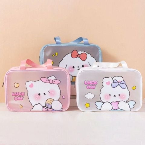 TÚI ĐỰNG ĐỒ TRANG ĐIỂM NHỰA DẺO (QUÀ TẶNG, PHỤ KIỆN)