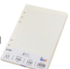 RUỘT SỔ CÒNG CARO A5 MS519 (100 TRANG)