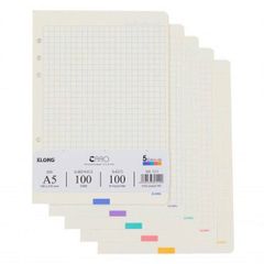 RUỘT SỔ CÒNG CARO A5 MS519 (100 TRANG)