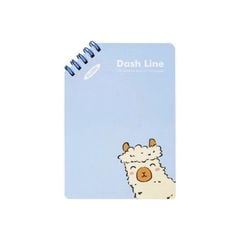 SỔ DASH LINE LÒ XO KÉO CHÉO A6 120 TRANG