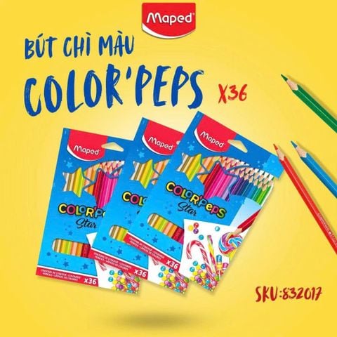 CHÌ MÀU MAPED 36 MÀU (832017)