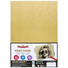 GIẤY KRAFT ĐEN, NÂU A4-250GSM (VĂN PHÒNG)