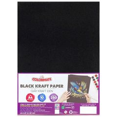 GIẤY KRAFT ĐEN, NÂU A4-250GSM (VĂN PHÒNG)
