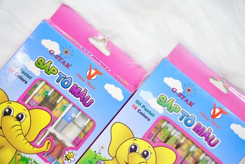 SÁP TÔ MÀU CON VOI-18 MÀU GSTAR HỌC SINH