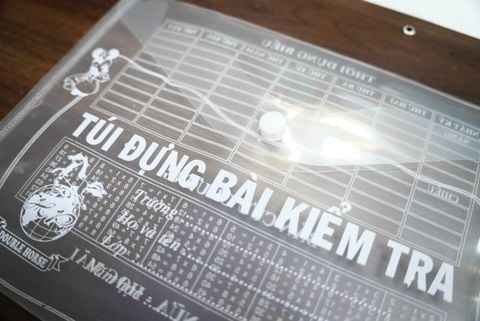 BÌA KIỂM TRA, BÌA NÚT ĐỰNG TÀI LIỆUN HỌC SINH, VĂN PHÒNG