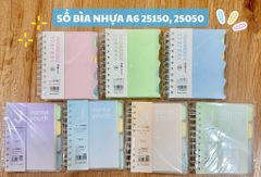SỔ BÌA NHỰA A6 25150+25050