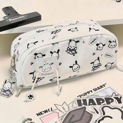 Hộp đựng viết 2 ngăn hoạt hình dễ thương Capy, Kitty Go Lucky