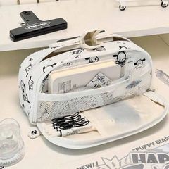 Hộp đựng viết 2 ngăn hoạt hình dễ thương Capy, Kitty Go Lucky