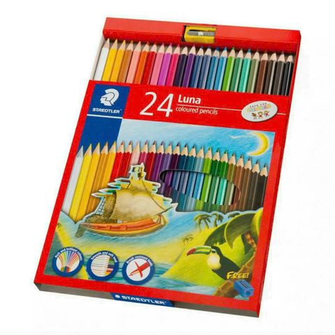 BÚT CHÌ 24 MÀU LUNA 136 C24 HỌC SINH