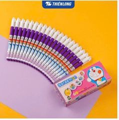 BÚT THIÊN LONG GEL-012/DO TÍM DOREMON HỌC SINH