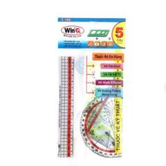 THƯỚC BỘ TRẮNG T-160 WIN HỌC SINH