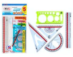 THƯỚC BỘ TRẮNG T-160 WIN HỌC SINH