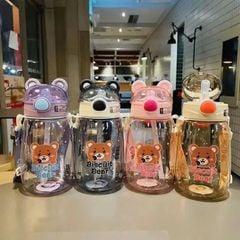 BÌNH NHỰA IN HÌNH TRANG TRÍ 2032-550ML