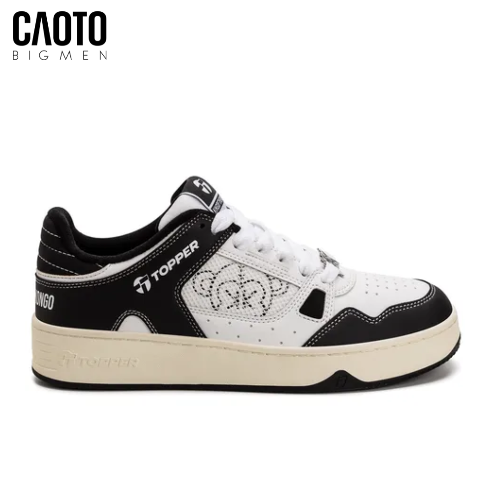  Giày Thể Thao Nam Big Size Araka Kotk – Topper Đen/Trắng Retro Size 45–50 