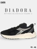  Giày Chạy Bộ Nam Big Size Mythos Blushield Vigore 2 Black Cream Nhẹ, Bền Size 45 - 48 