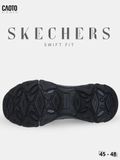  Giày Sneaker Nam Big Size Skecher Swift Fit – Leather Casual Black Size 45–50 