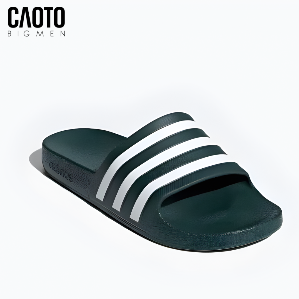  Dép Quai Ngang Nam Big Size Adilette Aqua Slide – Adidas Green/White Slip-On Size 45–50 