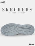 Giày Sneaker Nam Big Size Skecher Garner - Newick Canvas Casual Black Size 45–50 