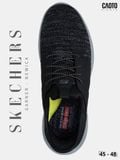  Giày Sneaker Nam Big Size Skecher Garner - Newick Canvas Casual Black Size 45–50 