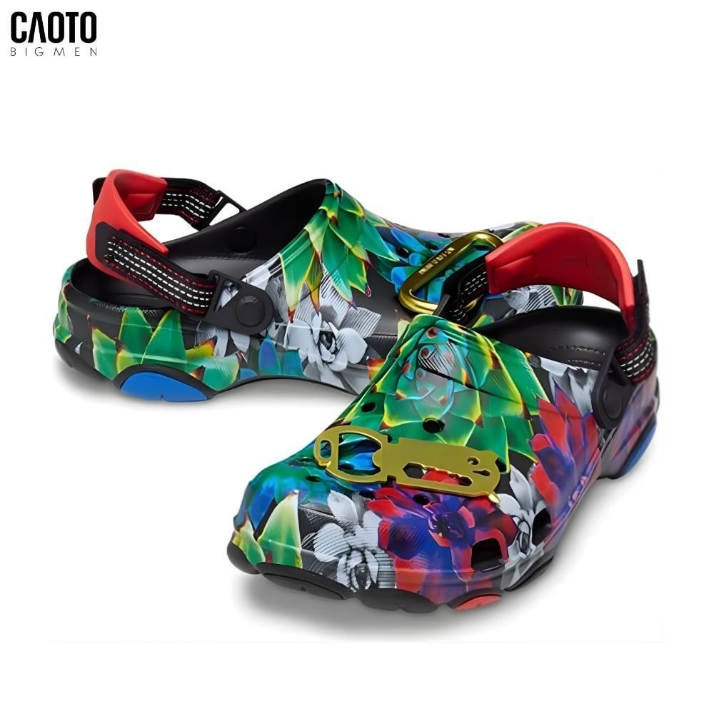  Dép Nam Big Size Classic All-Terrain Desert Trip – Crocs Be Outdoor Đế Vấu Bám Size 45–50 