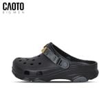  Dép Crocs Nam Big Size Classic All Terrain – Crocs Black/Blue Grey Outdoor Size 45–50 