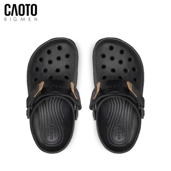  Dép Crocs Nam Big Size Classic All Terrain – Crocs Black/Blue Grey Outdoor Size 45–50 