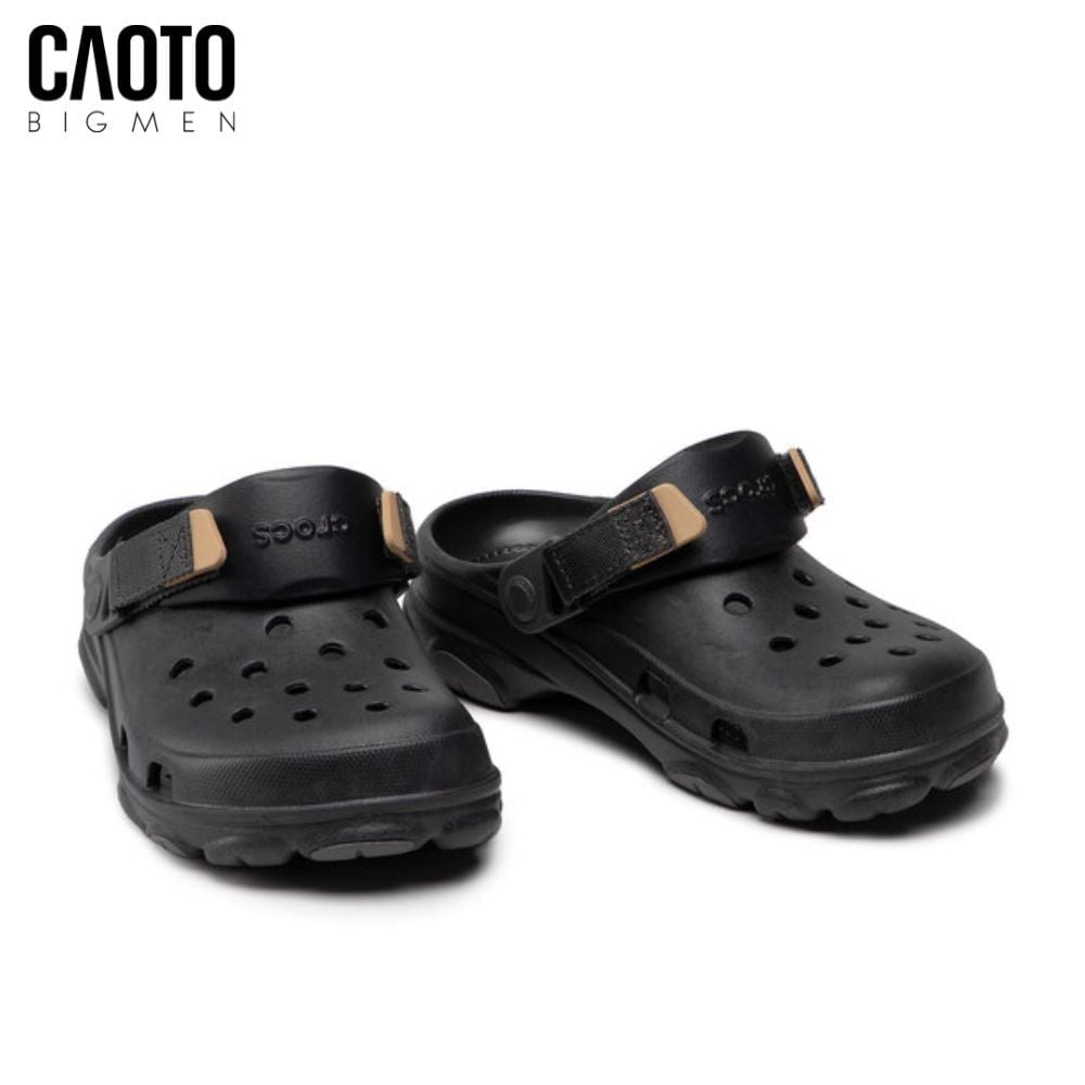  Dép Crocs Nam Big Size Classic All Terrain – Crocs Black/Blue Grey Outdoor Size 45–50 