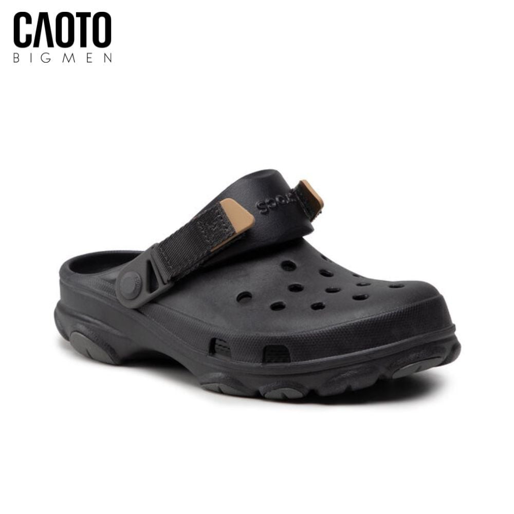  Dép Crocs Nam Big Size Classic All Terrain – Crocs Black/Blue Grey Outdoor Size 45–50 